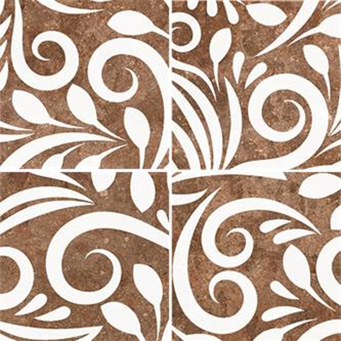 Плитка Ceracasa Livorno Taco Elba Terracotta 7x7 см, поверхность матовая
