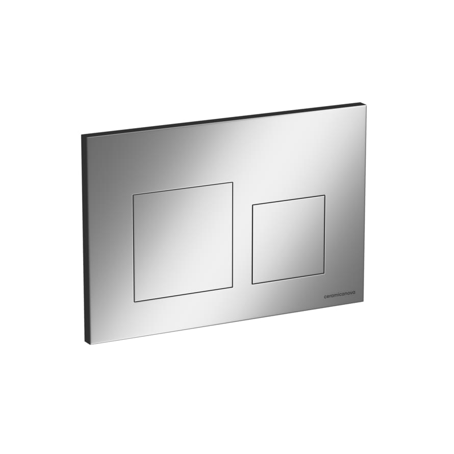 Плитка Ceramicanova Balance Кнопка смыва BALANCE Square хром матовый  поверхность матовая
