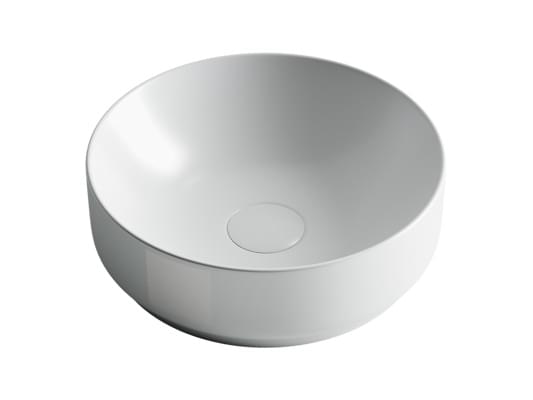 Плитка Ceramicanova Element Раковина ELEMENT накладная круглая 350x350x120 мм белый матовый  поверхность матовая