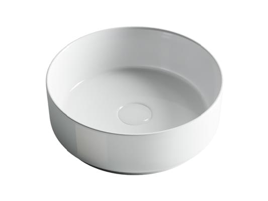 Плитка Ceramicanova Element Раковина ELEMENT накладная круглая 360x360x120 мм белый  поверхность глянец