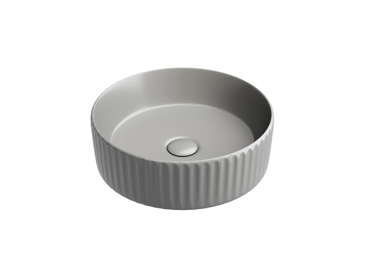 Плитка Ceramicanova Element Раковина накладная ELEMENT круглая 360x360x120 мм антрацит матовый  поверхность матовая