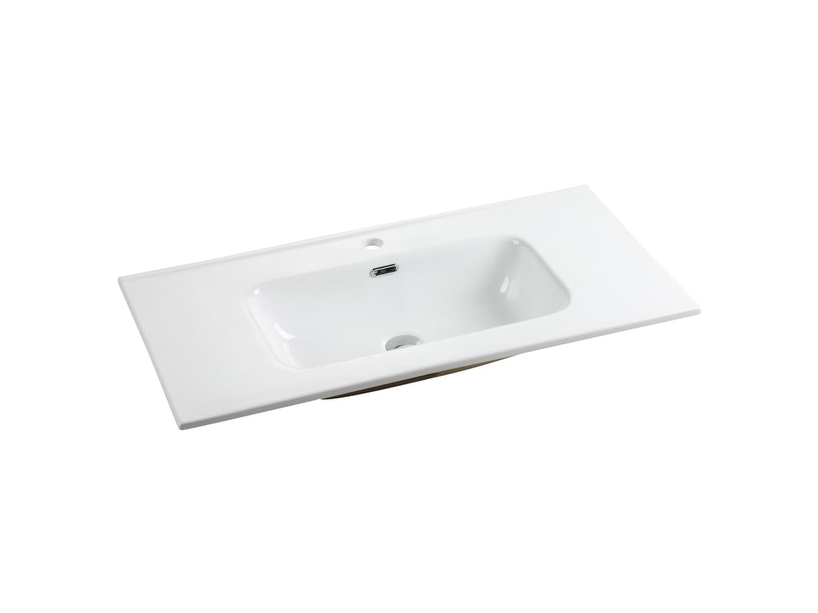 Плитка Ceramicanova Element Раковина накладная ELEMENT мебельная 1010x465x180 мм белый  поверхность глянец