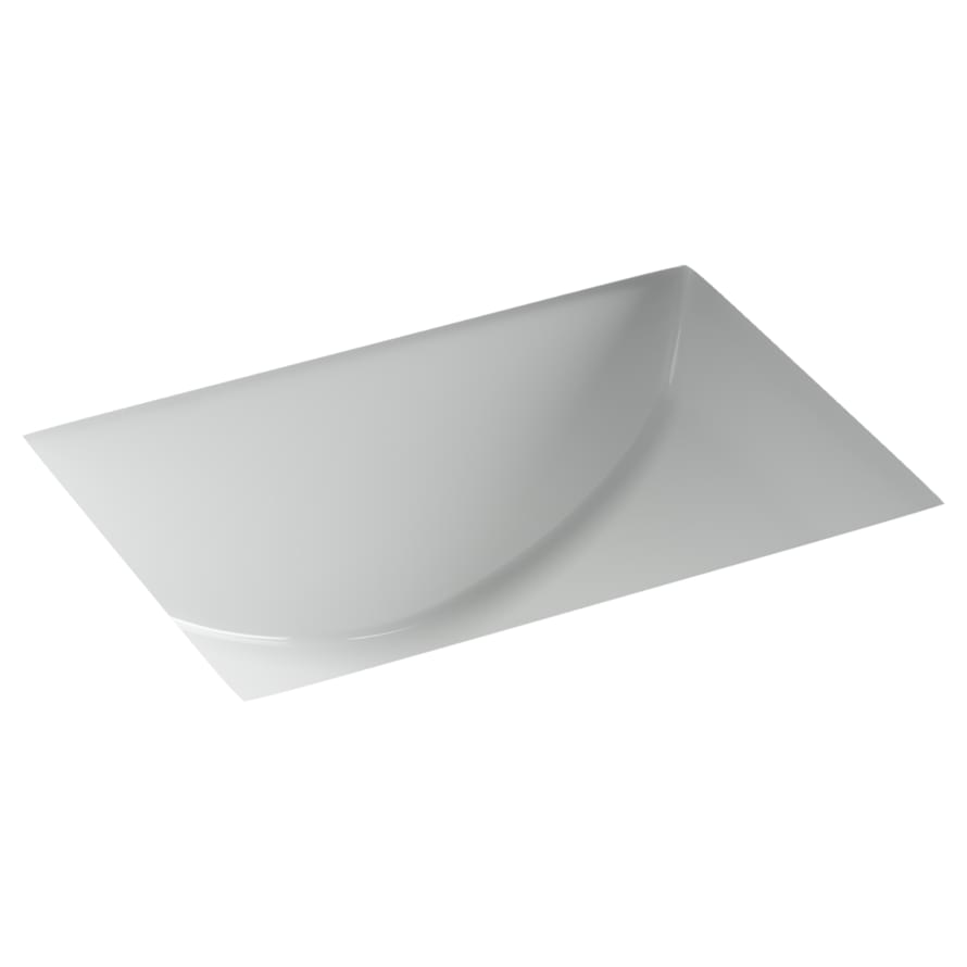 Плитка Ceramicanova Era Раковина ERA встраиваемая снизу 460x348x213 мм белый  поверхность глянец