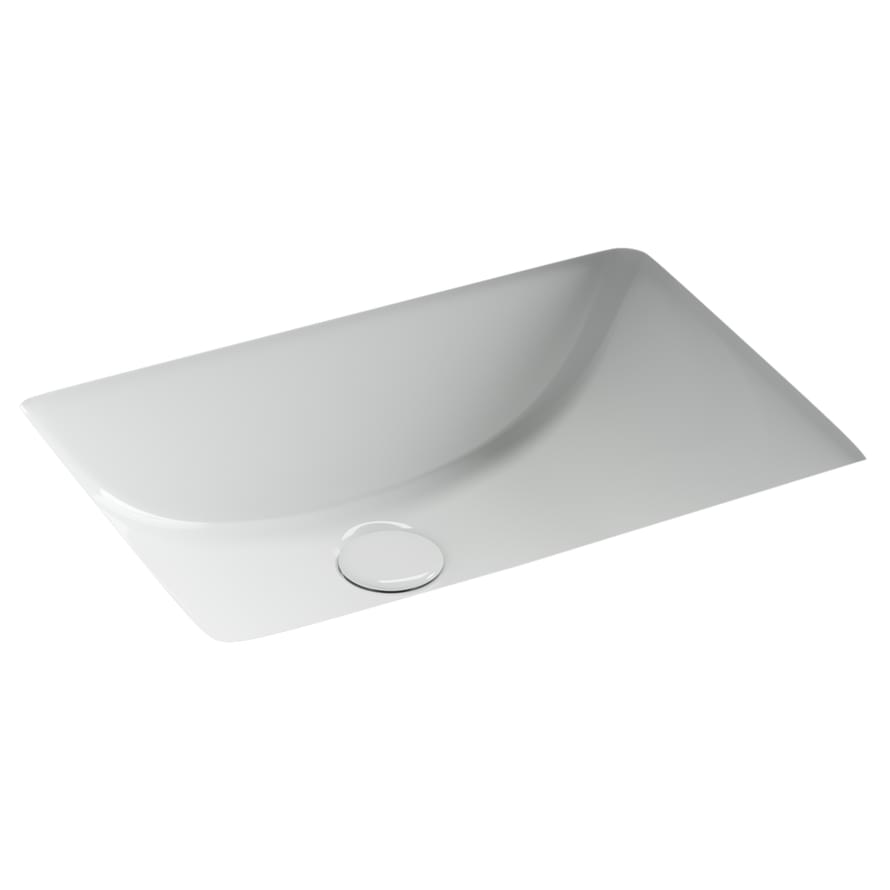 Плитка Ceramicanova Era Раковина ERA встраиваемая снизу 510x380x195 мм белый  поверхность глянец