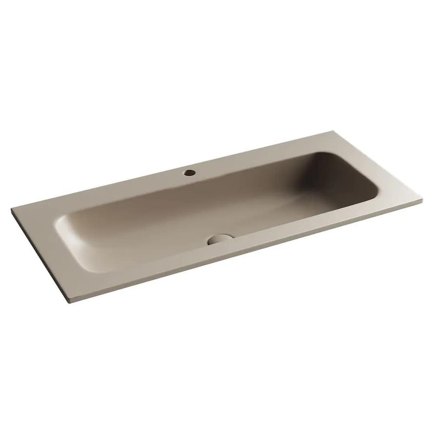 Плитка Ceramicanova Grace Раковина накладная GRACE мебельная с отверстием под смеситель 1010x457x137 мм капучино матовый  поверхность матовая