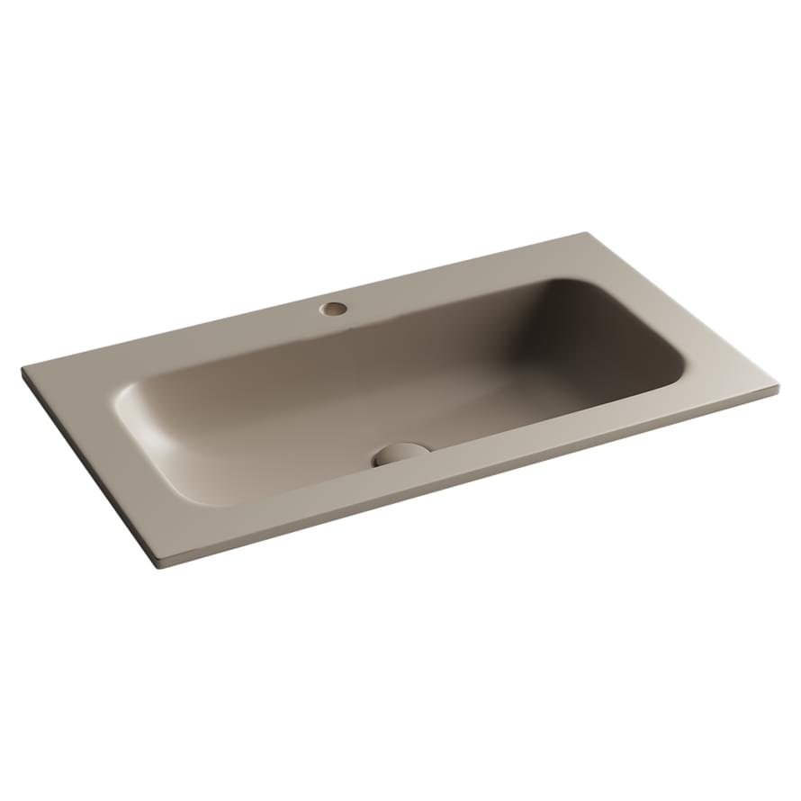 Плитка Ceramicanova Grace Раковина накладная GRACE мебельная с отверстием под смеситель 810x457x137 мм капучино матовый  поверхность матовая