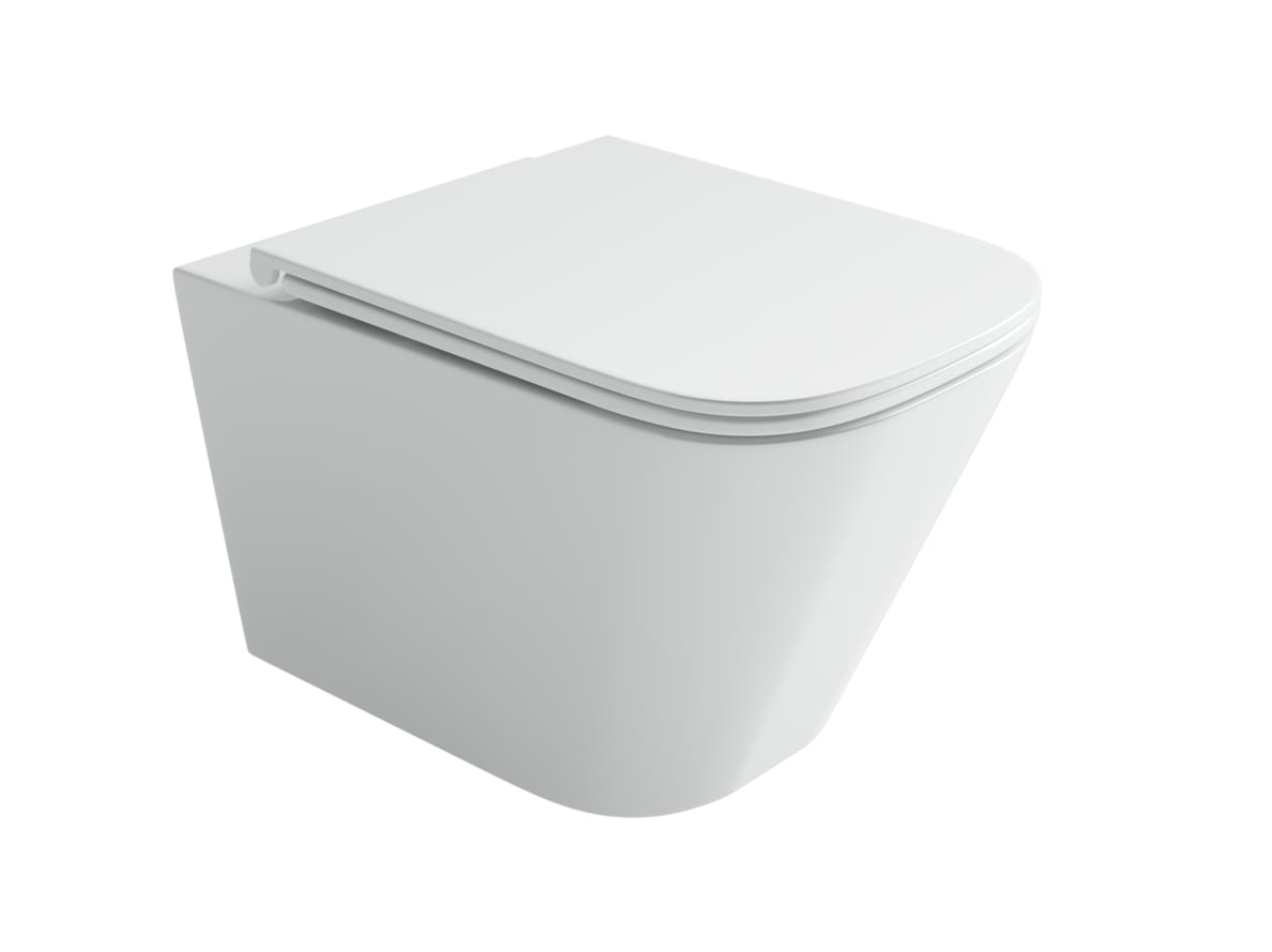 Плитка Ceramicanova Union Унитаз подвесной UNION смыв Торнадо сиденье с микролифтом белый  поверхность глянец