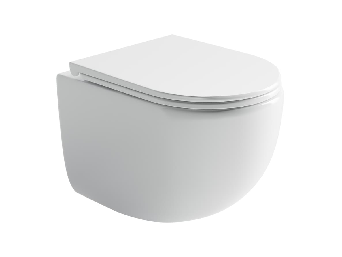 Плитка Ceramicanova Up Унитаз подвесной UP смыв Торнадо сиденье с микролифтом белый  поверхность глянец