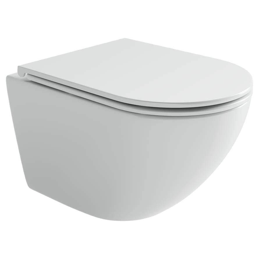 Плитка Ceramicanova Whirl Унитаз подвесной WHIRL смыв Торнадо сиденье с микролифтом белый  поверхность глянец