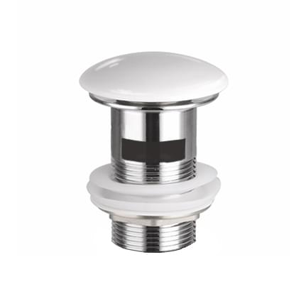 Плитка Ceramicanova Донные Клапаны Донный клапан click-clack с переливом белый  поверхность глянец