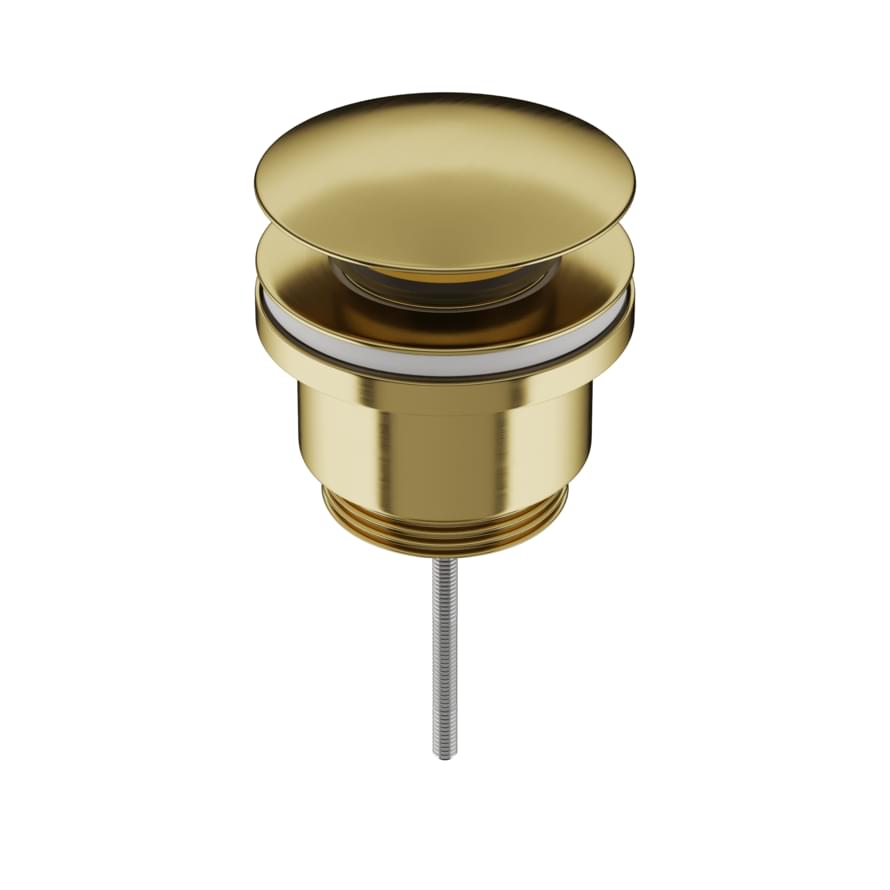 Плитка Ceramicanova Донные Клапаны Донный клапан click-clack универсальный золото брашированное  поверхность брашированная