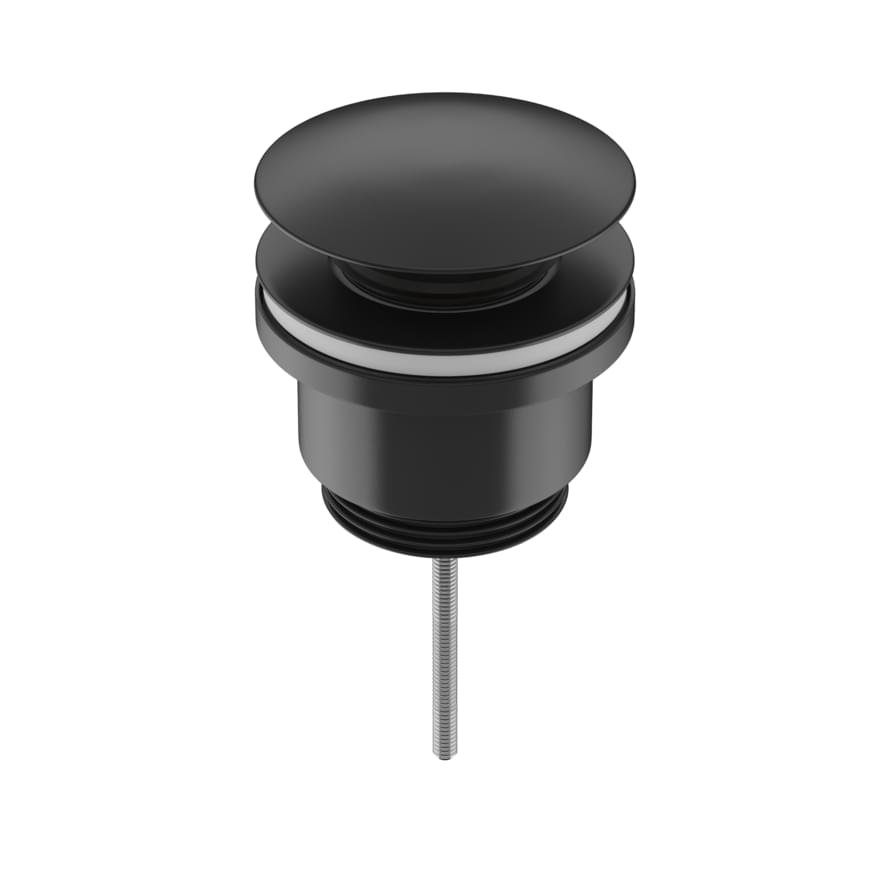 Плитка Ceramicanova Донные Клапаны Донный клапан click-clack универсальный черный матовый  поверхность матовая