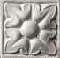 Плитка Ceramiche Grazia Amarcord Tozzetto Igea Fumo 3x3 см, поверхность матовая, рельефная
