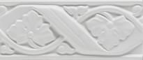 Плитка Ceramiche Grazia Boiserie Gemme Bianco Craquele 8x20 см, поверхность глянец, рельефная