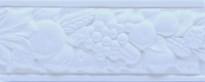 Плитка Ceramiche Grazia Boiserie Robbiana Indaco 8x20 см, поверхность глянец, рельефная