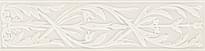 Плитка Ceramiche Grazia Epoque Ermitage Bianco Craquele 20x80 см, поверхность глянец, рельефная