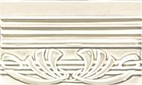 Плитка Ceramiche Grazia Epoque Terminale Deco Ivory Craquele 12x20 см, поверхность глянец, рельефная