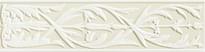 Плитка Ceramiche Grazia Ermideco Ermitage Decorato Bianco Beige Mat 20x80 см, поверхность матовая, рельефная