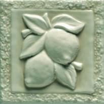 Плитка Ceramiche Grazia Essenze Lemon Felce Craquele 13x13 см, поверхность глянец