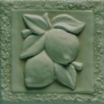 Плитка Ceramiche Grazia Essenze Lemon Pino 13x13 см, поверхность глянец, рельефная