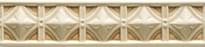 Плитка Ceramiche Grazia Essenze Neoclassico Gelsomino 6x26 см, поверхность глянец, рельефная