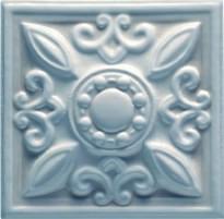 Плитка Ceramiche Grazia Essenze Neoclassico Genziana 13x13 см, поверхность глянец