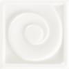 Плитка Ceramiche Grazia Essenze Onda Tozzetto Bianco Craquele 6x6 см, поверхность глянец, рельефная