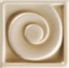 Плитка Ceramiche Grazia Essenze Onda Tozzetto Gelsomino 6x6 см, поверхность глянец, рельефная