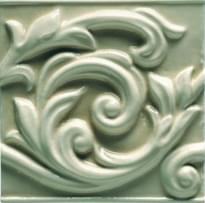 Плитка Ceramiche Grazia Essenze Voluta Felce 13x13 см, поверхность глянец, рельефная