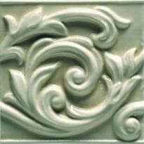 Плитка Ceramiche Grazia Essenze Voluta Felce Craquele 13x13 см, поверхность глянец, рельефная