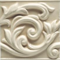 Плитка Ceramiche Grazia Essenze Voluta Primula 13x13 см, поверхность глянец, рельефная