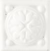 Плитка Ceramiche Grazia Essenze Voluta Tozzetto Bianco Craquele 6x6 см, поверхность глянец, рельефная