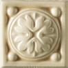 Плитка Ceramiche Grazia Essenze Voluta Tozzetto Gelsomino 6x6 см, поверхность глянец, рельефная