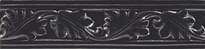 Плитка Ceramiche Grazia Formae Foliage Ebony 6x26 см, поверхность глянец, рельефная