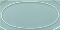 Плитка Ceramiche Grazia Formae Oval Mist 13x26 см, поверхность глянец, рельефная