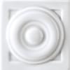 Плитка Ceramiche Grazia New Classic Urbe Tozzetto Bianco 6x6 см, поверхность глянец