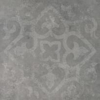 Плитка Ceramika Gres Croft Antracyt Dekor 59.7x59.7 см, поверхность матовая