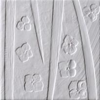 Плитка Cerasarda Abitare La Terra Bianco Tracce Mix 20x20 см, поверхность матовая, рельефная