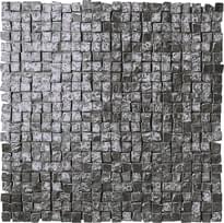 Плитка Cerasarda Le Ossidiane Mosaic Spacco 1x1 Silver 30x30 см, поверхность матовая
