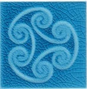 Cerasarda Pitrizza Logo Azzurro Mare 10x10