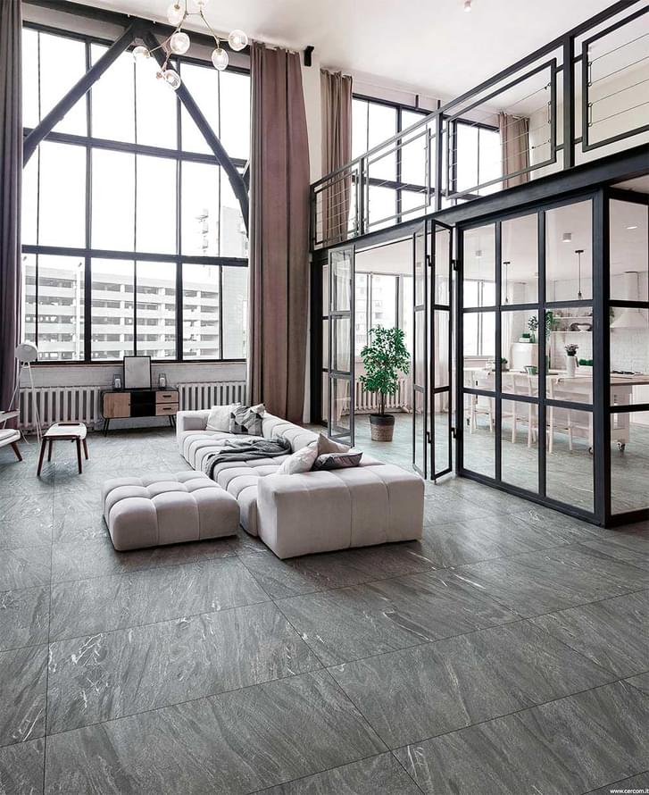 керамогранит фабрики Cercom коллекция Quarzi