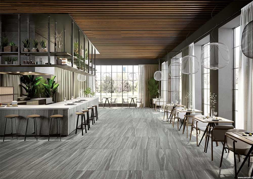 керамогранит фабрики Cercom коллекция Quarzi