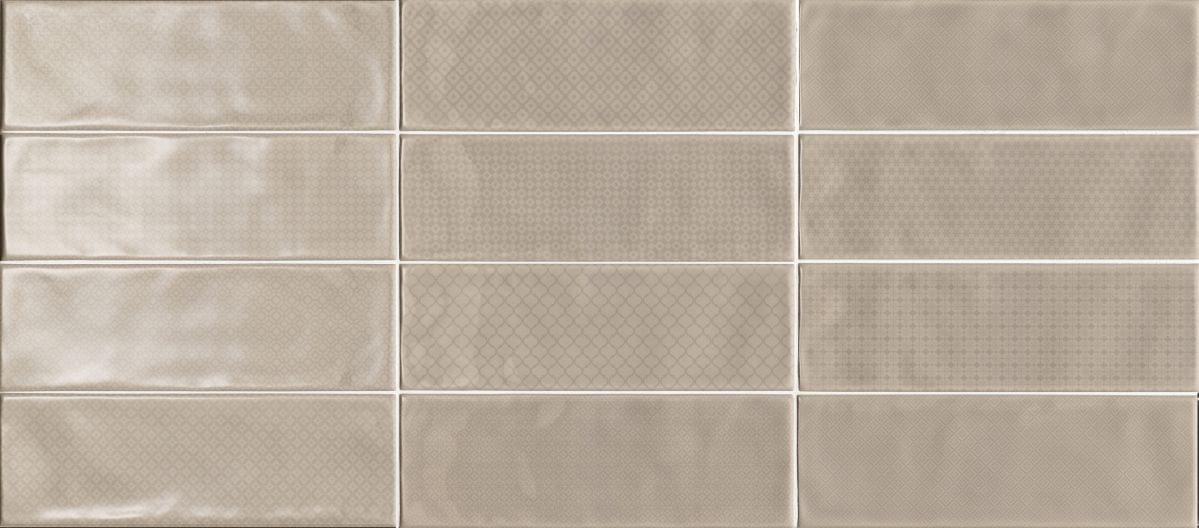 Cerdisa Brick Inspiration Dove Pattern Gloss 10x30