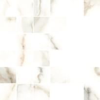 Плитка Cerdomus Calacatta Mosaico 4.7x4.7 Puro Mix 30x30 см, поверхность микс, рельефная