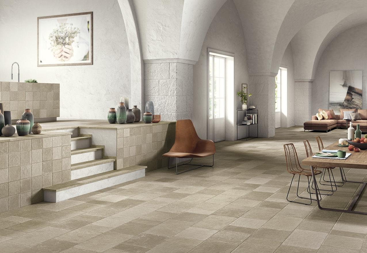 керамогранит фабрики Cerdomus коллекция Effetto Pietra Di Ostuni