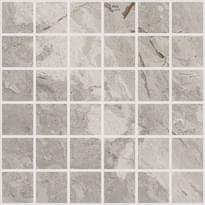 Плитка Cerdomus Karnis Mosaico 4.7 Grey Levigato 30x30 см, поверхность полированная