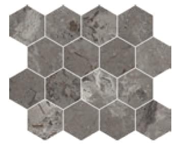 Cerdomus Karnis Mosaico Esagona Charcoal Levigato 27.5x33