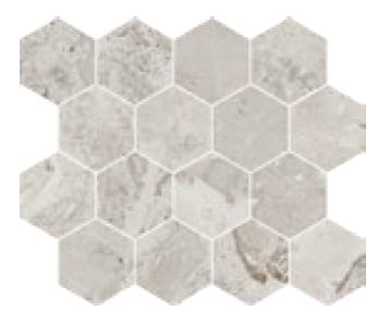 Cerdomus Karnis Mosaico Esagona Silver Levigato 27.5x33