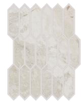 Плитка Cerdomus Karnis Mosaico Losanga Ivory Levigato 30x38 см, поверхность полированная
