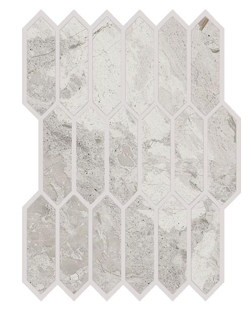 Cerdomus Karnis Mosaico Losanga Silver Matt 30x38